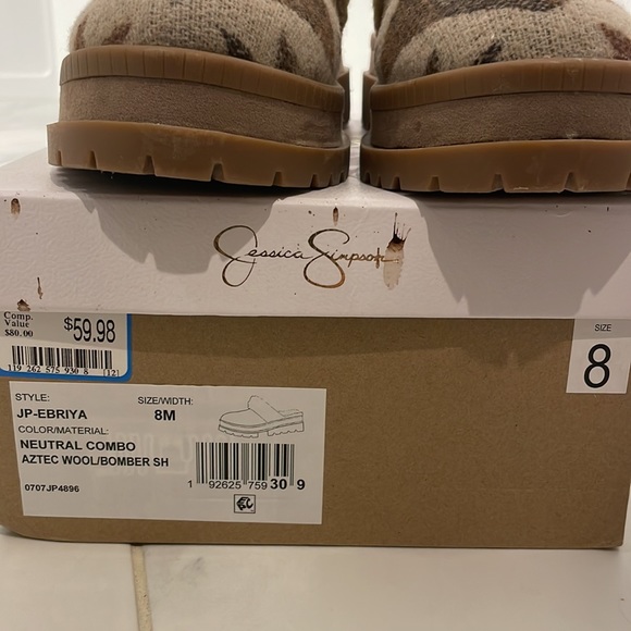 Jessica simpson Ebriya platform mule/slipper size 8 - Picture 3 of 5